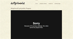 Desktop Screenshot of dirtgirlworldgetgrubby.com